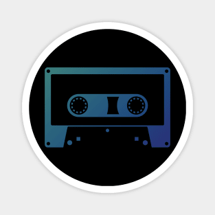 Blue Cassette tape Magnet